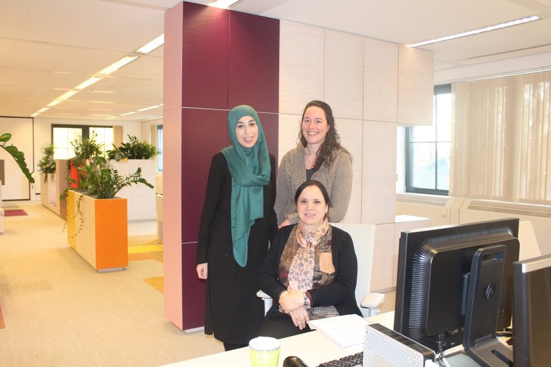 Franca Elskamp, Mimount El Allati en Saida Maghnouji van RSD Kromme Rijn Heuvelrug