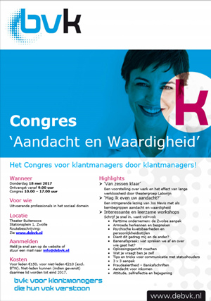 Poster BvK Voorjaarscongres 2017